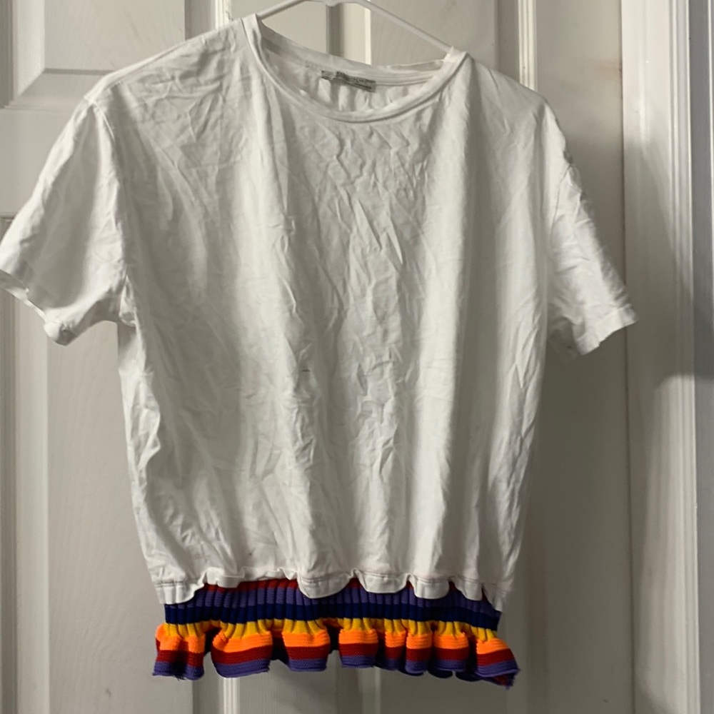 Women Zara Trafaluc top size medium in good condition